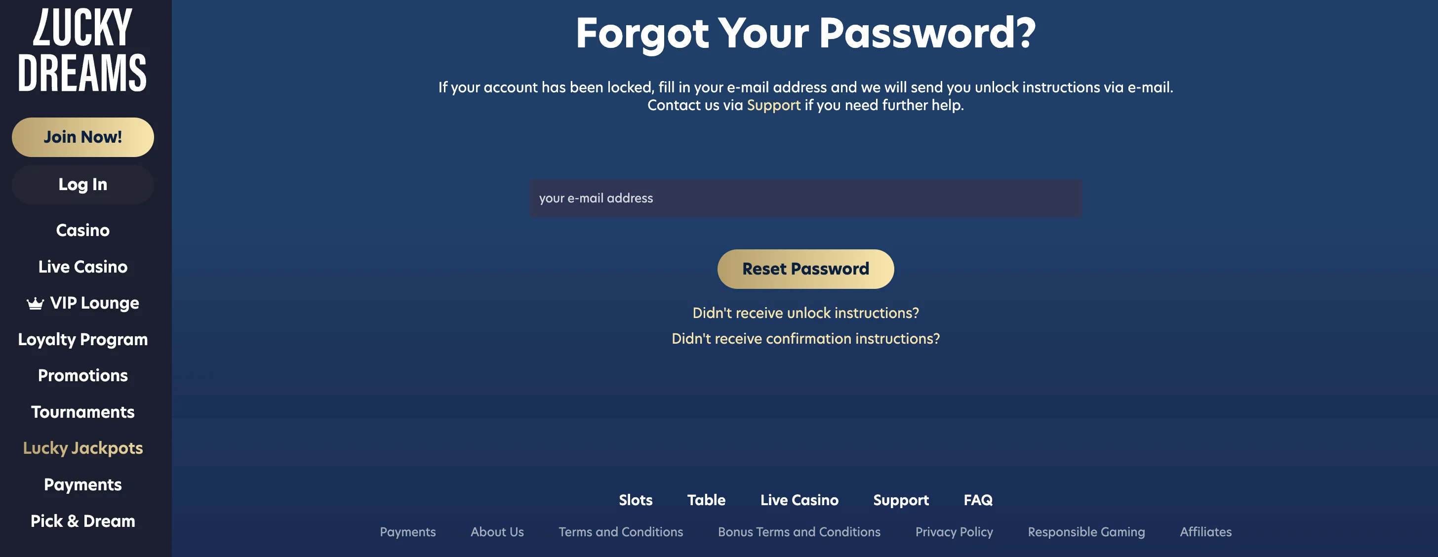mobile-app Luckydreams Casino